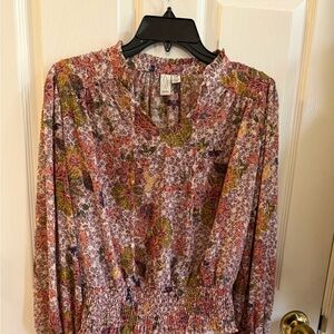 Joie Multicolor Floral Blouse